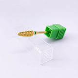 Tungsten Carbide Flame Bur - Gold