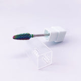 Tungsten Carbide Flame Bur - 4 Pack (Rainbow)