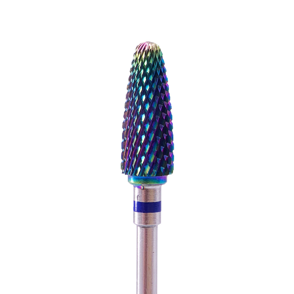Tungsten Carbide Flame Bur - 4 Pack (Rainbow)