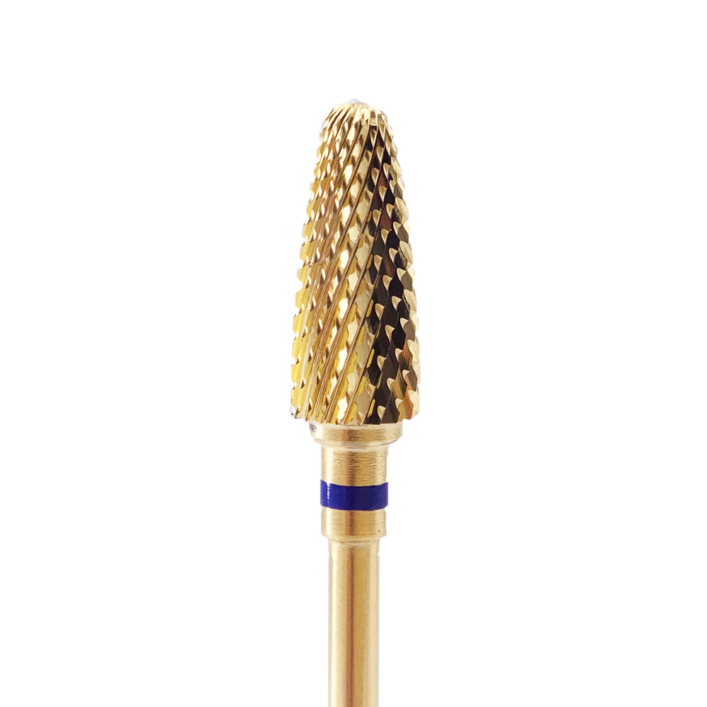 Tungsten Carbide Flame Bur - Gold