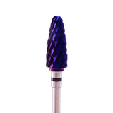 Tungsten Carbide Flame Bur - 4 Pack (Purple)