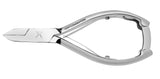 Nail Nippers 14cm  x 4 (Polished Steel/Grey Sandblasted Handles)