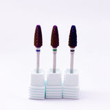 Tungsten Carbide Flame Bur - 4 Pack (Purple)