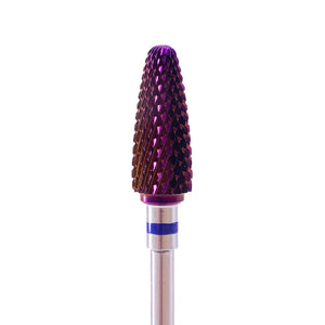 Tungsten Carbide Flame Bur - 4 Pack (Purple)