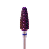 Tungsten Carbide Flame Bur - 4 Pack (Purple)