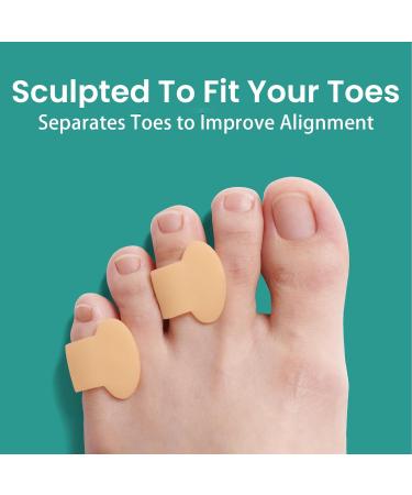 Silicone Small Toe Corrector/Seperator (2pcs)