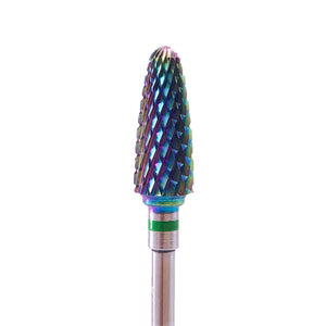 Tungsten Carbide Flame Bur - 4 Pack (Rainbow)