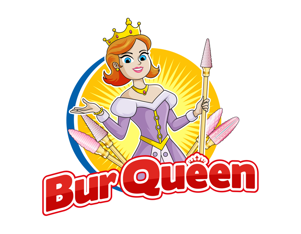 Ceramic Flame Bur  -4 Pack (Blue)