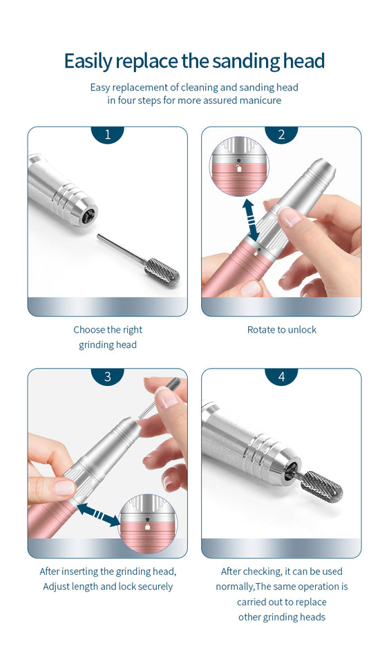 NextGen Cordless Nail Drill - Rose Gold