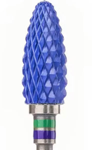 Ceramic Flame Bur - Blue