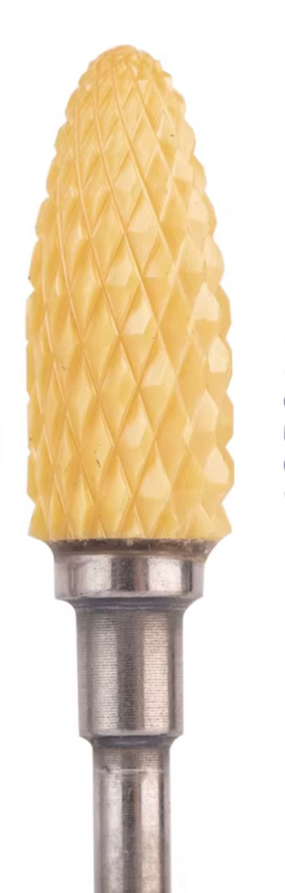 Ceramic Flame Bur  -4 Pack (Yellow)