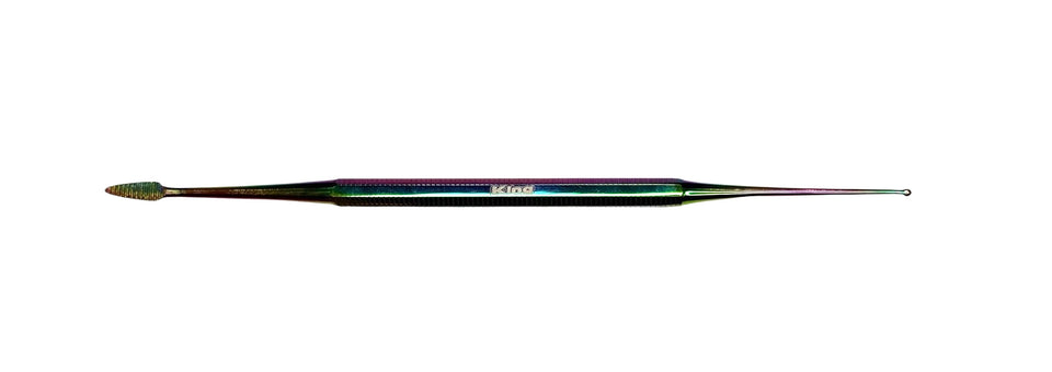 Curette with Blacks File - Multicolour, Gold, Black, Blue