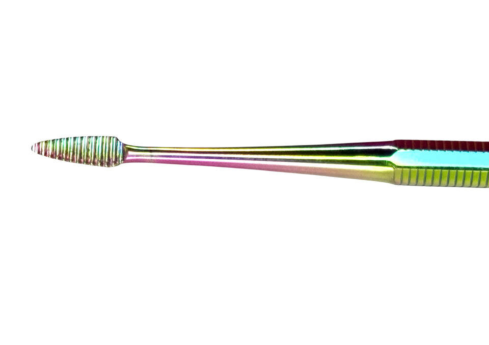 Curette with Blacks File - Multicolour, Gold, Black, Blue