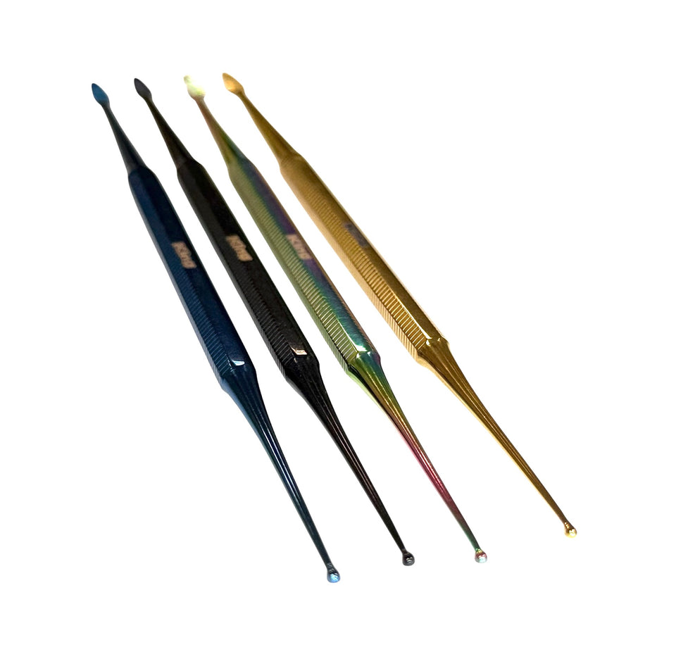Curette with Blacks File - Multicolour, Gold, Black, Blue