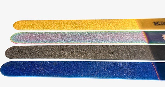 Diamond Deb File 6" - Multicolour, Gold, Black, Blue