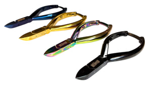 Nail Nippers 14cm - Multicolour, Gold, Black or Blue