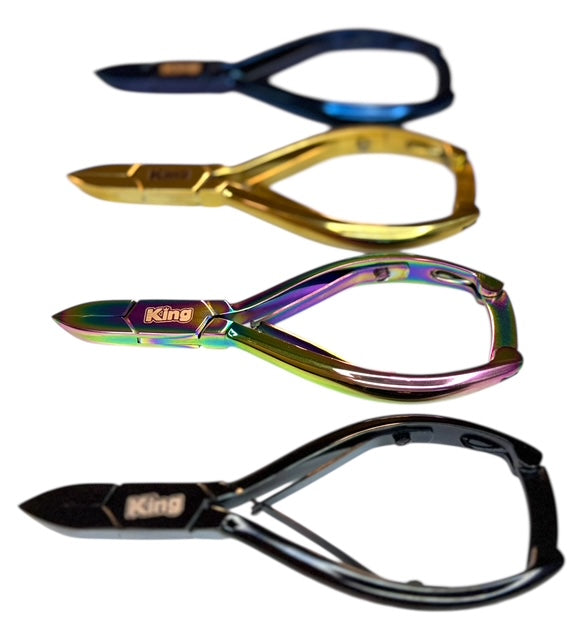 Nail Nippers 14cm - Multicolour, Gold, Black or Blue