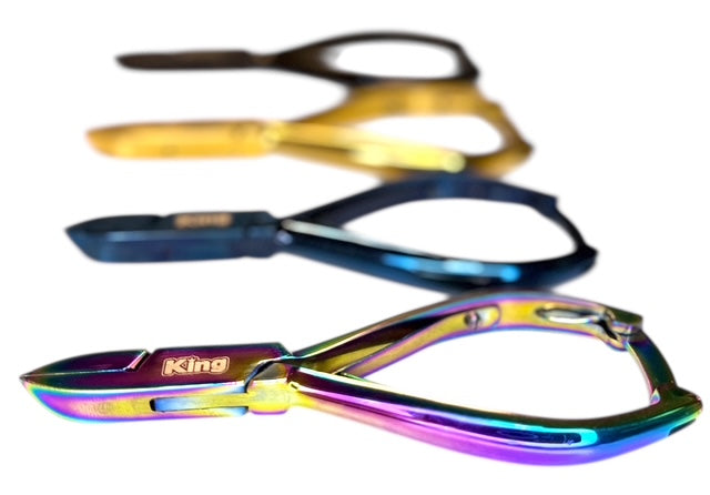 Nail Nippers 12cm - Multicolour, Gold, Black or Blue