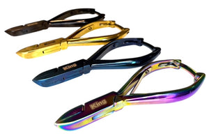 Nail Nippers 12cm - Multicolour, Gold, Black or Blue