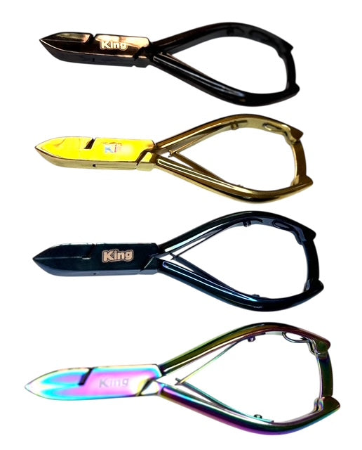 Nail Nippers 12cm - Multicolour, Gold, Black or Blue