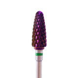 Tungsten Carbide Flame Bur - 4 Pack (Purple)