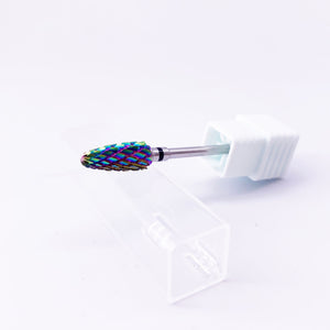 Tungsten Carbide Flame Bur - 4 Pack (Rainbow)